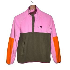 Kari Traa fleece quarter button up